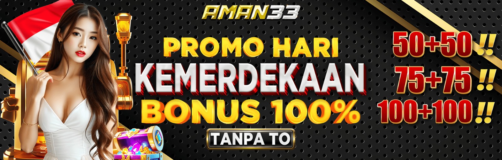 WELCOME BONUS 100% SLOT TANPA TO